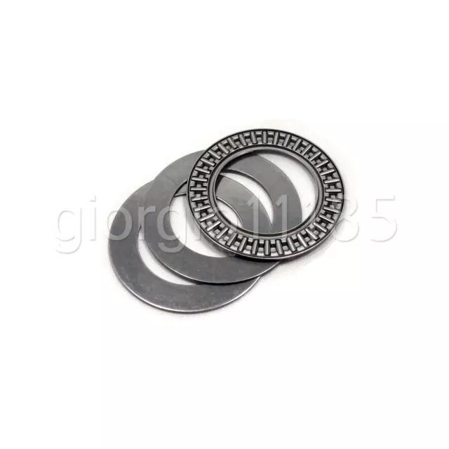 2pc AXK1024 Thrust Needle Roller Bearing With Two Washers 10 x 24 x 2mm