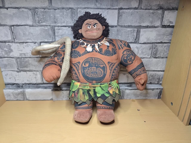 RARE OFFICIAL DISNEY STORE Moana Maui large 16 inch Plush Wish Hook Soft Toy. 39.99 PicClick UK