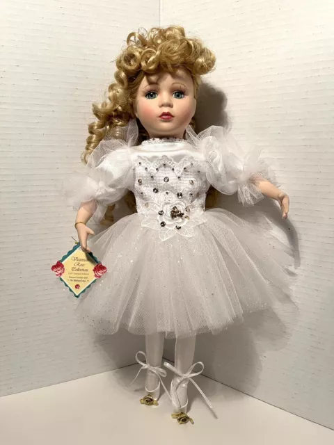 Vintage Porcelain Ballerina Doll Victorian Rose Collection 1997 Limited Edition