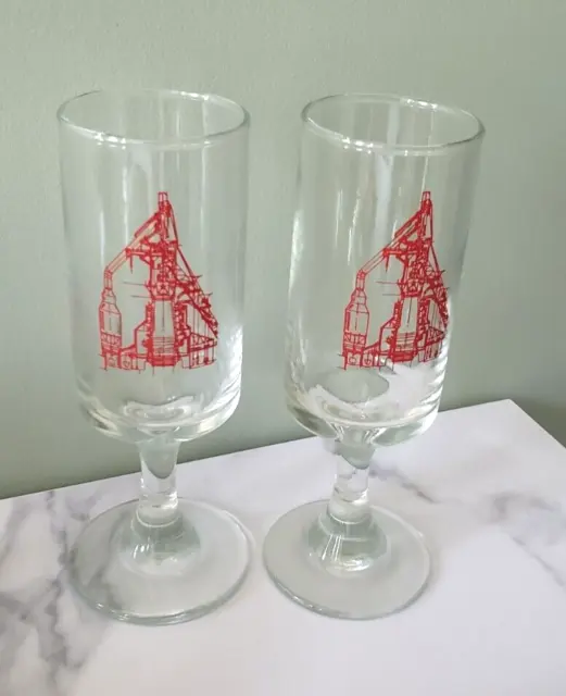 Vintage Republic Steel Blast Furnace Wine Glasses