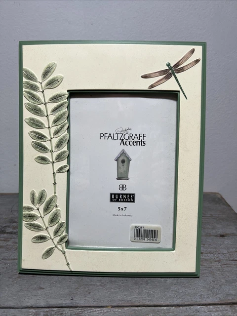 Cadre Photo Pfaltzgraff Accents – Bois Naturel – Forme Carrée – Thème Jardinage – Neuf En Boîte