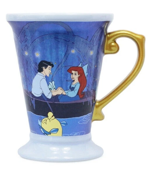 DISNEY LITTLE MERMAID Princess Ariel Eric Flounder Boat Ride "Gold