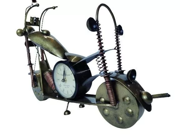 Orologio da tavolo Bullet Bike regalo Bellissimo orologio in metallo... 3