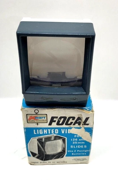 Focal LIGHTED SLIDE VIEWER For 126 & 35mm Slides (Z28C)