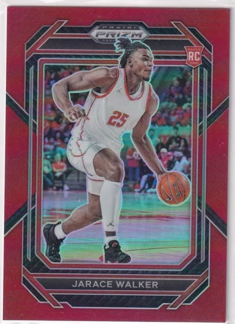 Panini Prizm Draft Picks 2023 NBA No. 33 Jarace Walker Red 55/299 Rookie