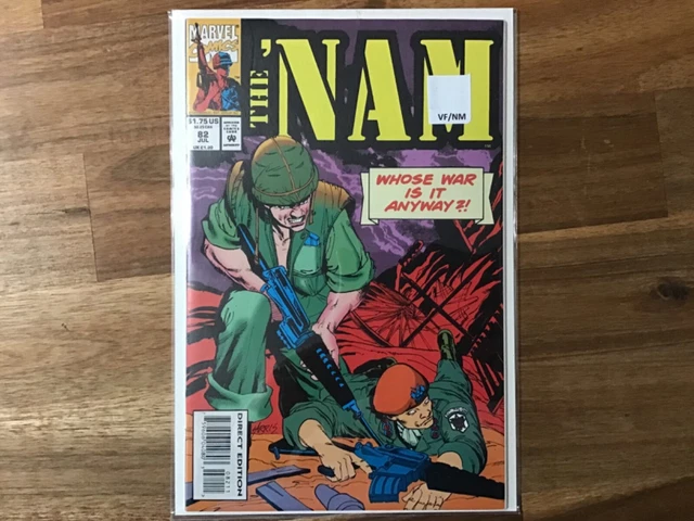 The Nam #82, Low Print Run. 3rd to last issue (Marvel Comics 1993) NM-