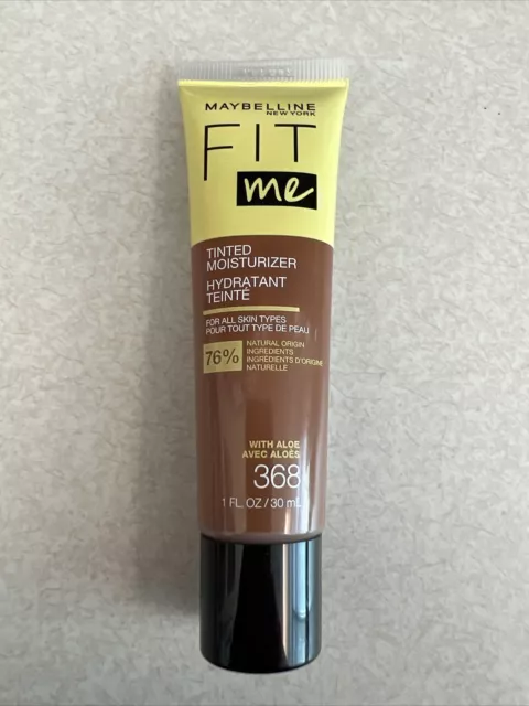 Maybelline New York Fit Me Tinted Moisturizer Shade 368 with Aloe 1oz/30ml.