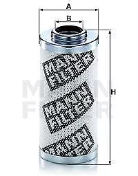 Filtro uomo Hd612/2X filtro idraulico da lavoro per Steyr compatto 3.4 11->