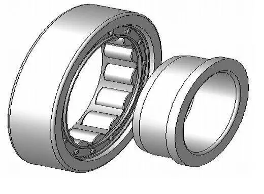 NJ304 20x52x15mm NJ Single Row Cylindrical Roller Bearing