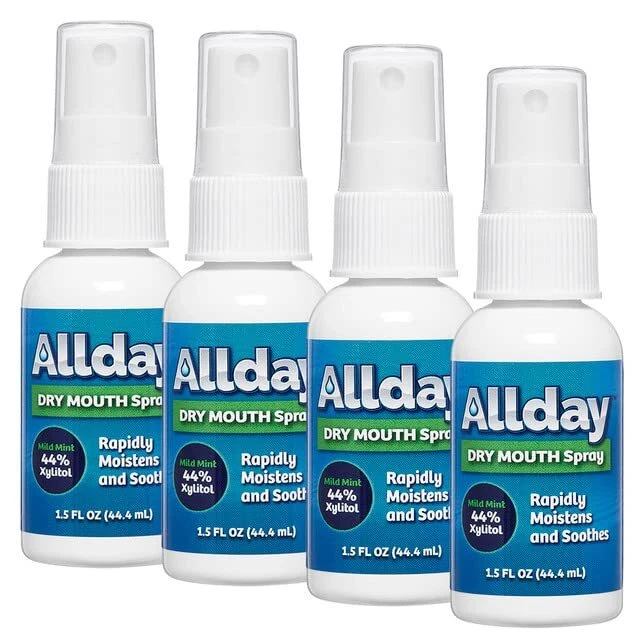 DRY MOUTH SPRAY Maximum Strength Xylitol, Fast Acting, Long Lasting