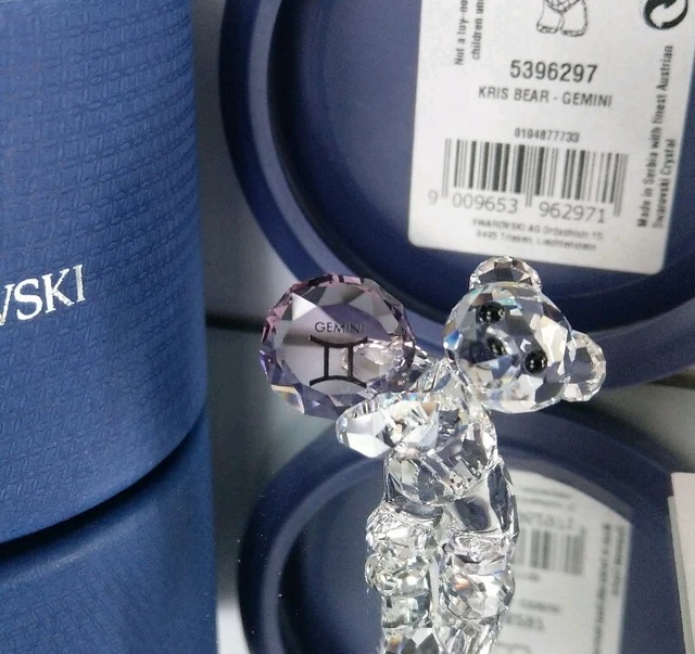 SWAROVSKI KRIS BEAR Twins Horoscope Kris Bear Gemini 5396297 NEW ...