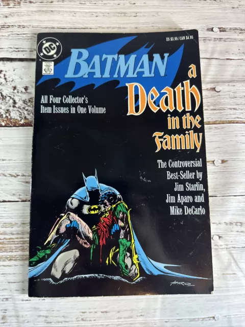 Batman: A Death in the Family TPB ~UNREAD! 5th Printing (1988 DC) ~Robin~