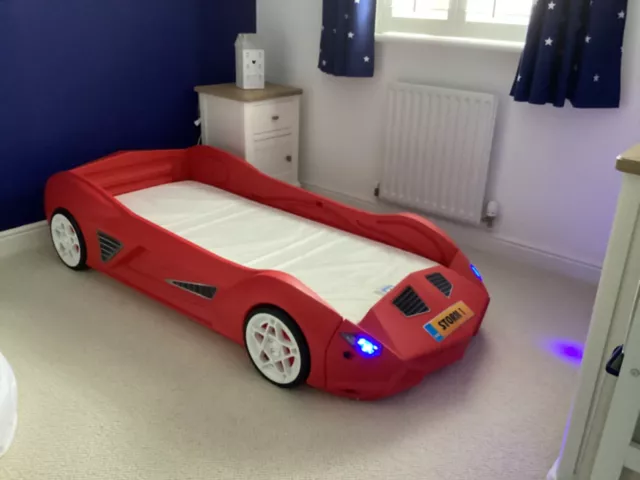 Storm Kids Child Racing Car Bed
