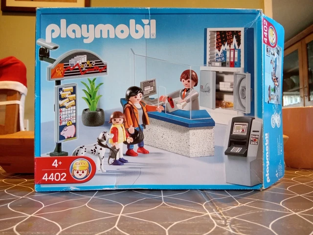 CONTADOR DE BANCO vintage Playmobil 4402 con cajero autom tico y
