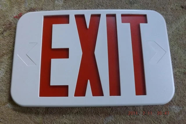 Exit Sign Cover 3 pc, 12 X 8