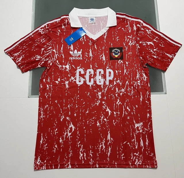 Football shirt soccer FC CCCP / USSR Home 1989/1990/1991 Adidas Vintage Retro L