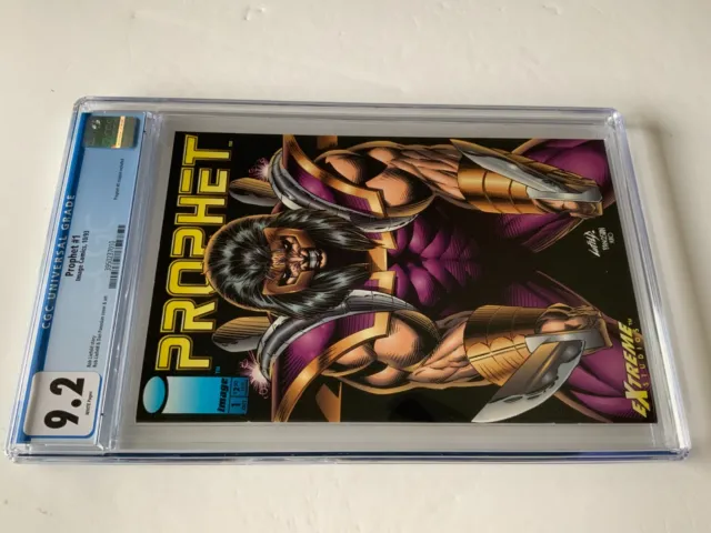 Prophet 1 Cgc 9.2 White Pages Coupon Included Rob Liefeld Image Comics 1993 Bb 7
