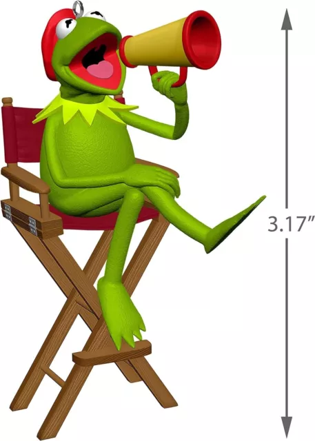2019 Hallmark Disney Ornament The Muppets Lights!  Camera! Kermit! Christmas MIB
