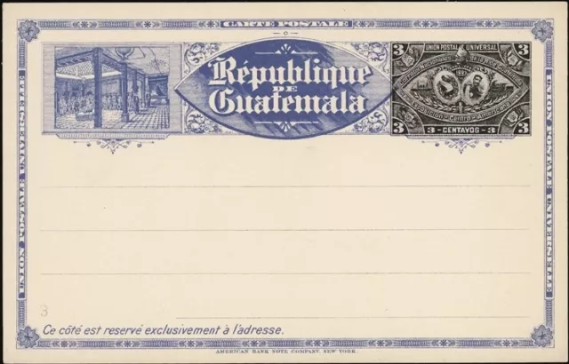 Guatemala, 1897. Envoie Carte H&g 9, Excellent État Un