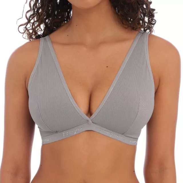 Freya Dessous Chill ungepolstert drahtlose BRALETTE cool grau 401317