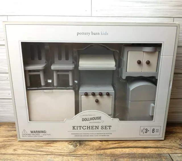 Pottery Barn Kids Doll House Accessories Kitchen 6 Pieces Set 2019 NEW