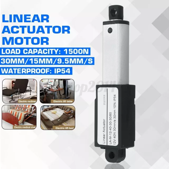 Abridor de ventana lineal de 10-100 mm actuador lineal 12 V tiempos industria eléctrica lineal