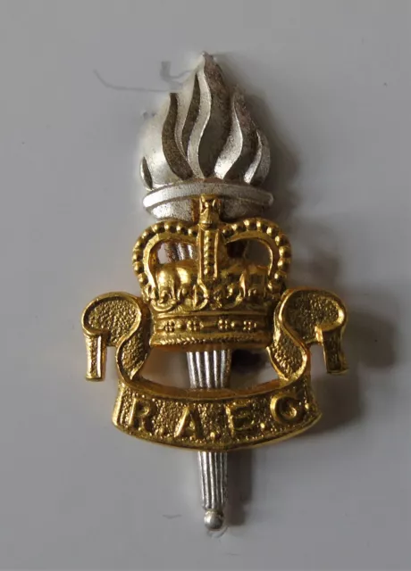 Royal Army Educational Corps Officers Cap Badge - RAEC