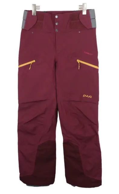 Pyua Creek-Y 3-Layer Pantaloni da Snowboard Uomo Medio Recco Climaloop Bordeaux