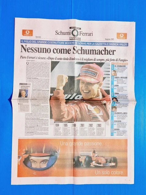 La Ferrari è Campione del Mondo 2004