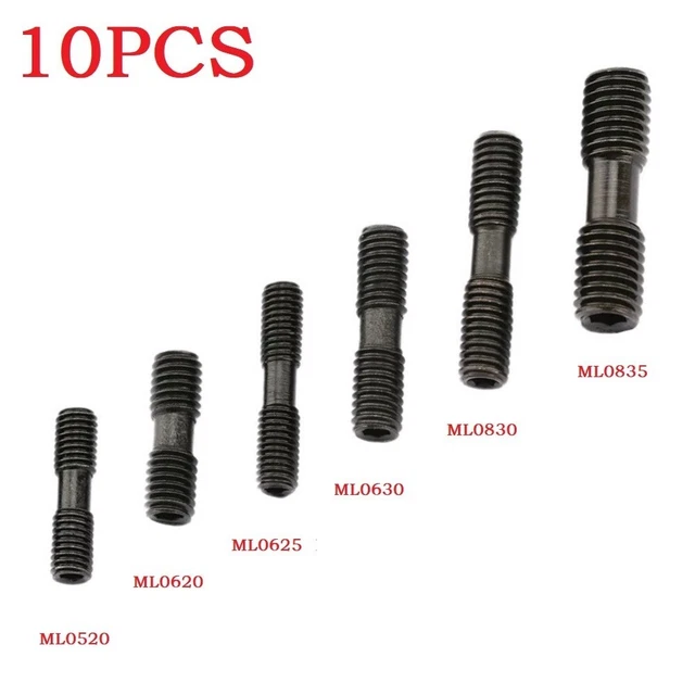 Tornillo de sujeción doble cabezal CNC torno herramienta conector hexagonal ML0520 ML0620