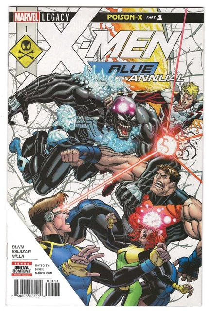 Marvel Comics X-MEN BLUE ANNUAL #1 first printing cover A