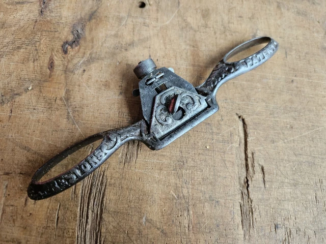 Vintage Edward Preston Patent Adjustable SpokeShave Vintage Woodworking Tools
