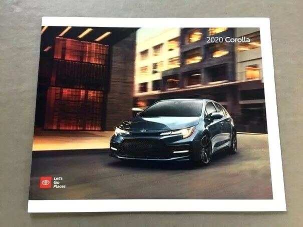 2020 Toyota Corolla 26-page Original Car Sales Brochure Catalog