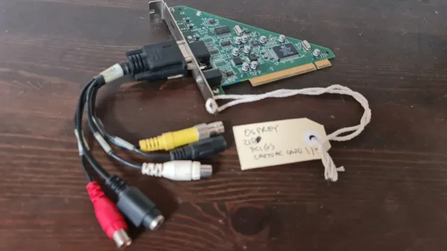 Viewcast Osprey 210 PCI Video Capture Card + Breakout Cable