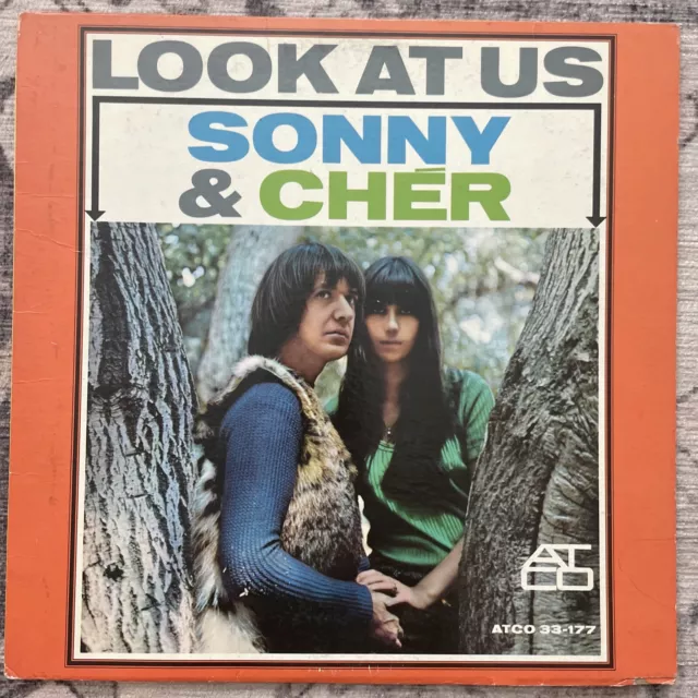 SONNY AND CHER - Look At Us - Mono US 1st Pressing  Atco Lp