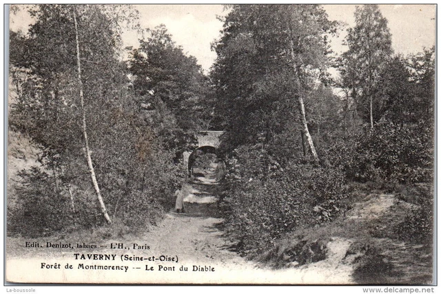95 TAVERNY - Foret de Montmorency, le pont du diable