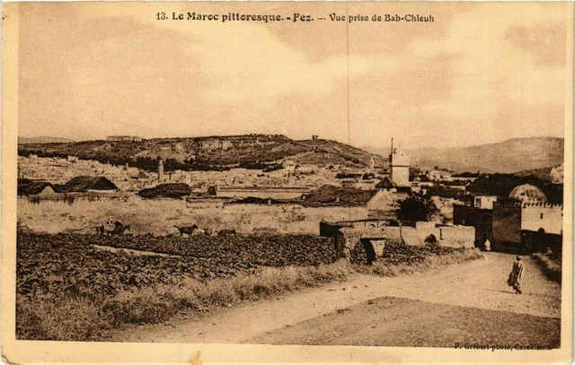 CPA AK Fez - Vue prise de Bab-Chleuh MAROC (963503)