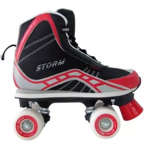 California Pro Storm Quad Roller Skates Unisex - Black/Red