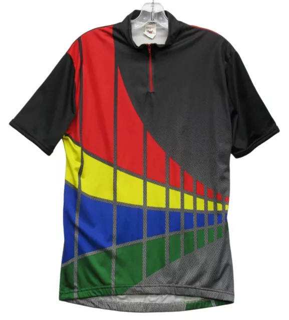 VINTAGE TRICOTS ROCHER Rainbow France Racing Cycling Bike Jersey Men's ...