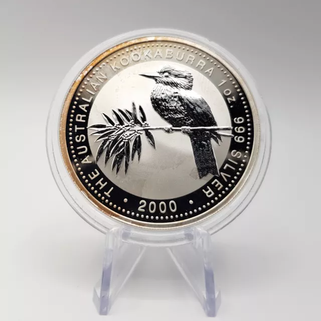Australien 2000 Kookaburra 1 Oz Silber Unze Ag .999 Münze