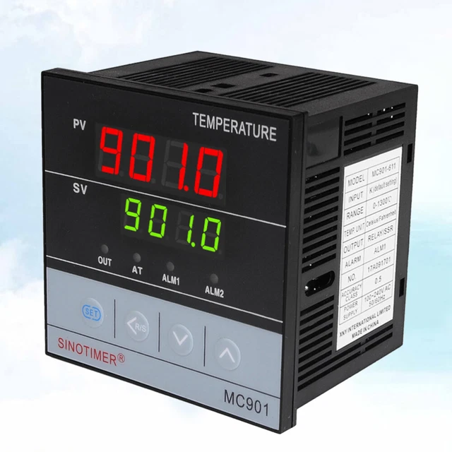 Modulo Regolatore Di Temperatura Digitale Riscaldamento Raffreddamento Termostato Elettronico Sensore Ac110 A 220v 95018299 - Foto 11