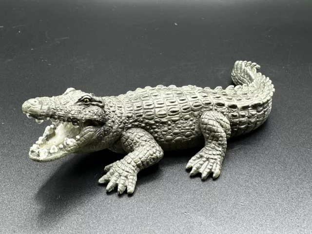 Schleich Large 14cm Crocodile Alligator Toy Animal Figure - Wildlife / Zoo