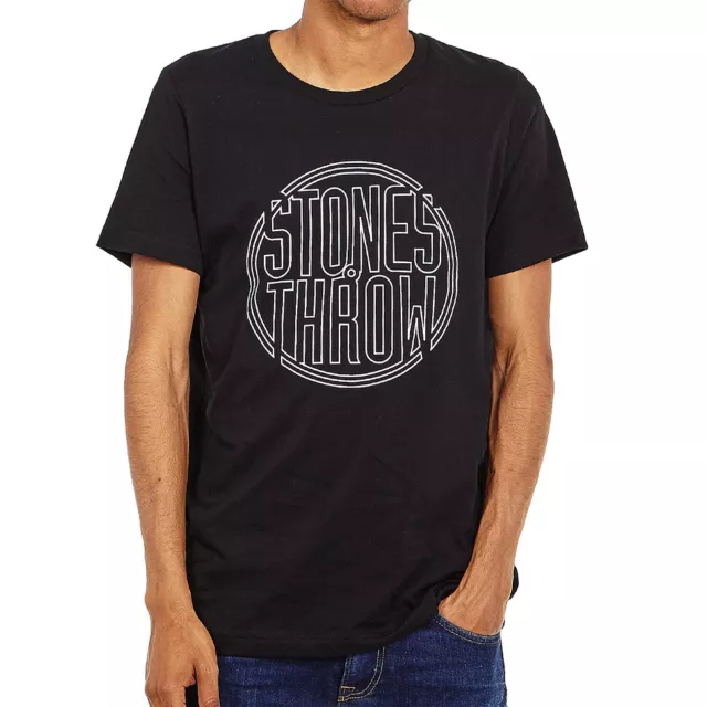 Stones Throw - Outline Logo T-Shirt Black 3
