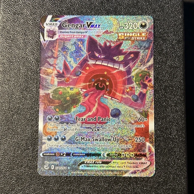 PSA 10 Gengar VMAX 271 Pokemon Fusion Strike Secret Rare Pokemon