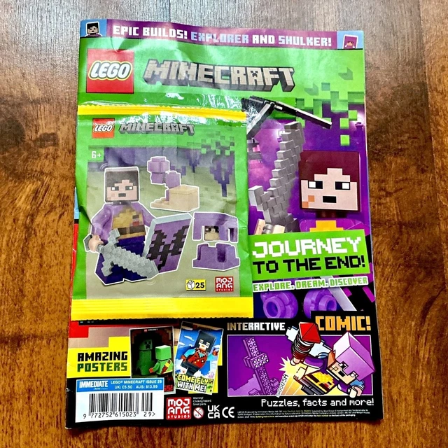 LEGO MINECRAFT MAGAZINE Issue 29 Journey to the End! Interactive Comic ...
