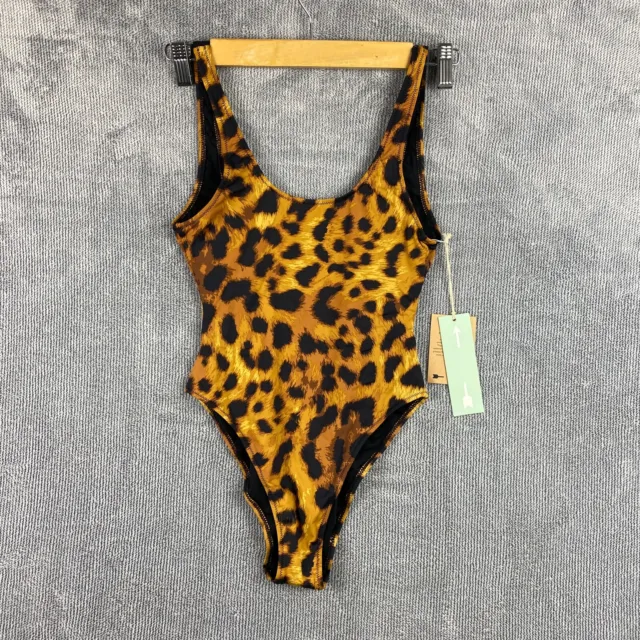The Upside One Piece Swimsuit Womens Size 00 Leopard Print Brand New Swimwear