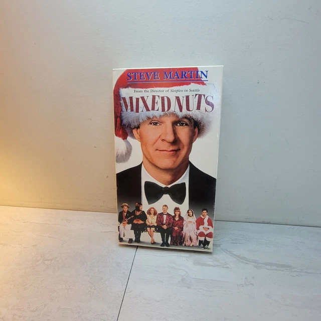 MIXED NUTS (VHS 1995, Closed Captioned) Steve Martin, Madeline Kahn