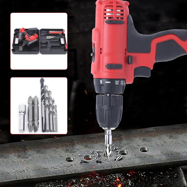 Trapano Avvitatore A Batteria 21V - 2 Batterie 4000mAh, Coppia 45 Nm - Foto 4