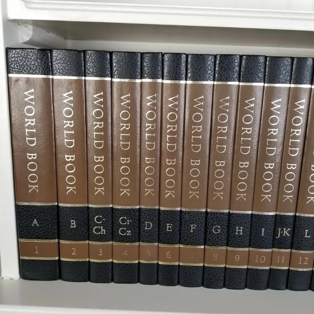VINTAGE WORLD BOOK Encyclopedia 22 Volume Set 1976 69.95 PicClick