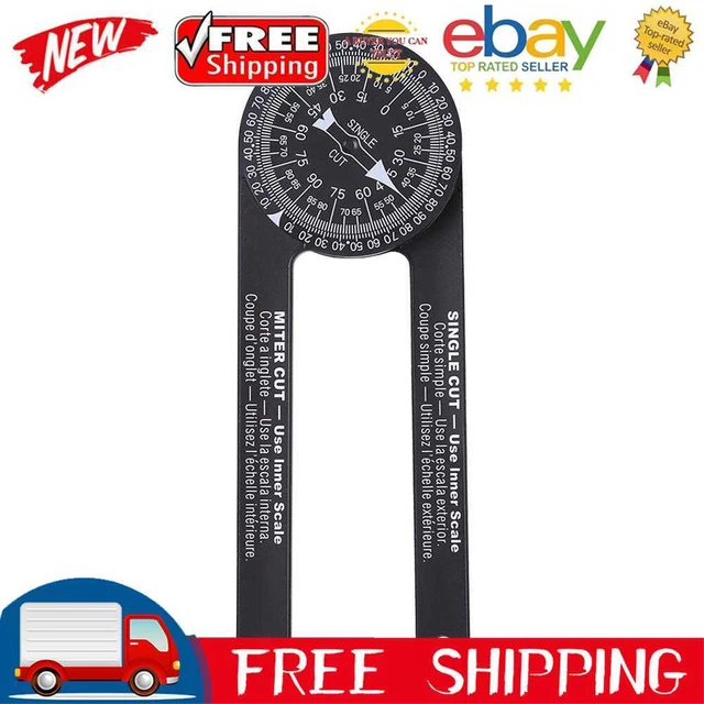 Woodwork Mitre Saw Protractor Accurate Angle Finder Tool (without pencil)